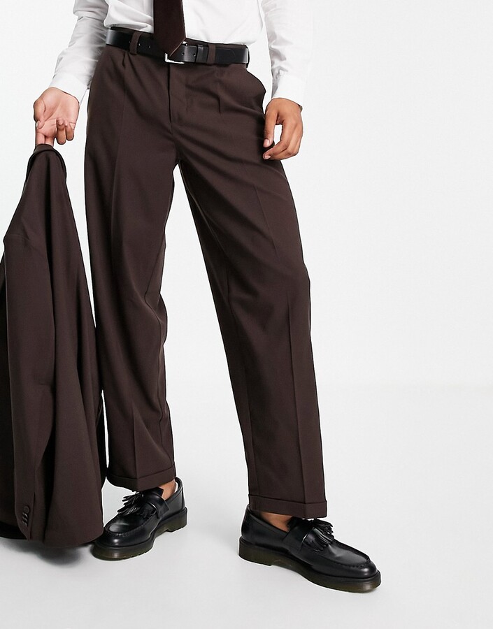 Buy Arrow Men Dark Grey Hudson Tailored Fit Mid Rise Formal Trousers online