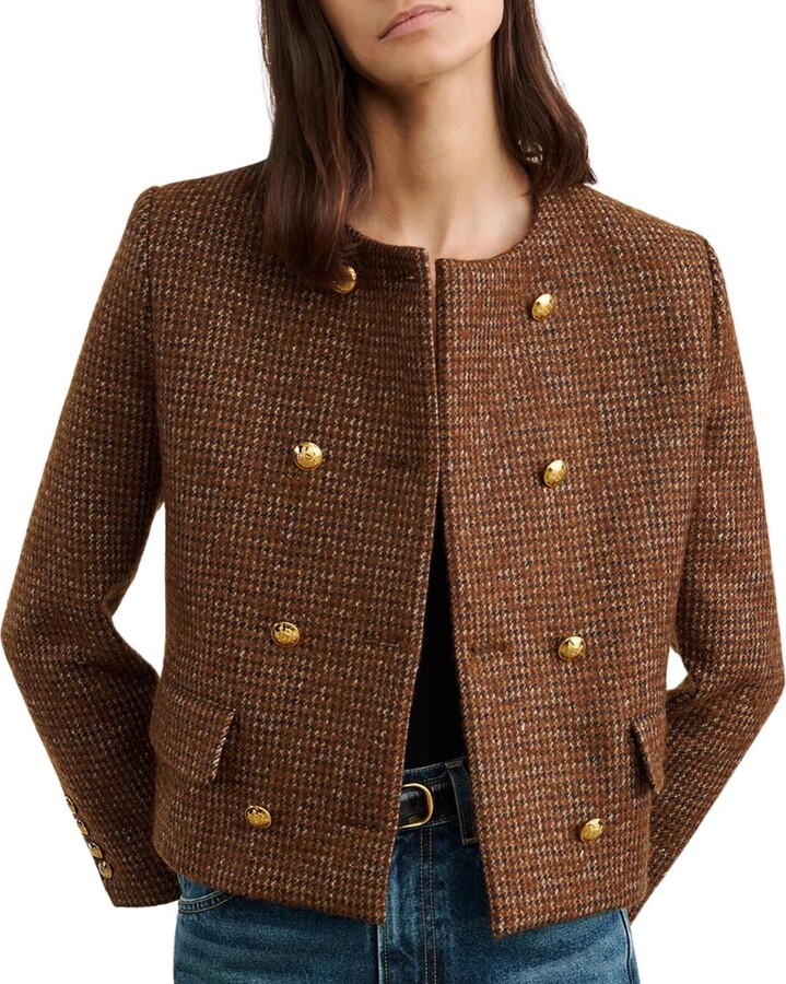 Melanie Jacket In Saddle Check