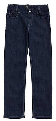 HUGO BOSS Kids’ jeans in a stretch cotton blend with contrast stitching: 'J24425'
