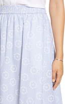Thumbnail for your product : 1901 Stripe Eyelet Full Skirt
