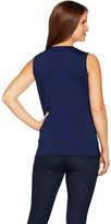 Thumbnail for your product : Susan Graver Butterknit Sleeveless Top with Zipper
