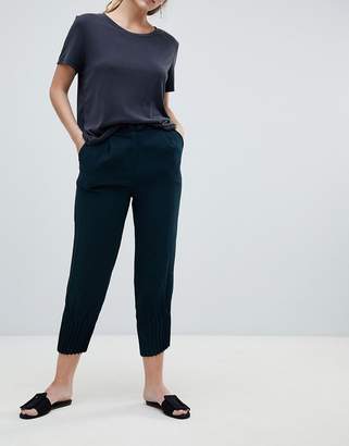 NATIVE YOUTH Peg Trousers With Gathered Hem Detail
