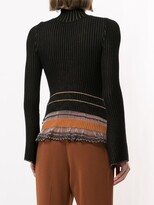 Thumbnail for your product : Mame Kurogouchi Ribbed High-Neck Knit Top