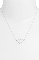 Thumbnail for your product : Nashelle Open Heart Pendant Necklace