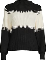 Thumbnail for your product : Cliche Ribbed Colorblock Sweater