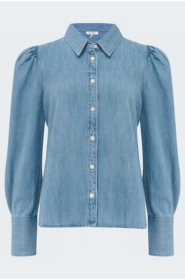 Blue Jean Button Down Shirt | Shop the world's largest collection 