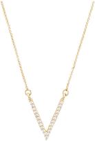 Thumbnail for your product : Lisa Freede Crystal Small V Necklace
