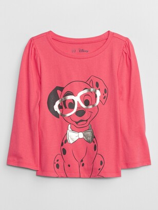 Girl's One Hundred and One Dalmatians Puppy Dalmatian Love T-Shirt -  Athletic Heather - Small