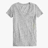 Thumbnail for your product : J.Crew Linen V-neck pocket T-shirt