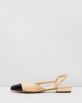 Thumbnail for your product : Atmos & Here Atmos&Here - Women's Neutrals Ballet Flats - Monaco Leather Flats - Size 10 at The Iconic