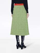 Thumbnail for your product : Gucci GG stripe wool skirt