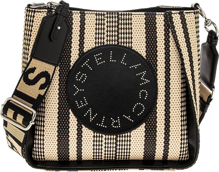 Stella Logo Raffia Crossbody Bag