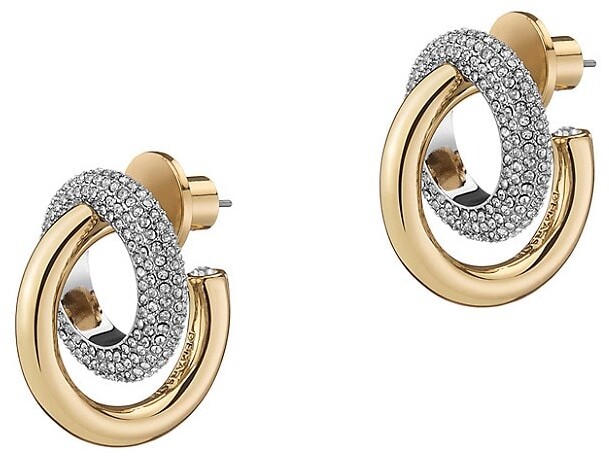 Two Tone Hoop Earrings | Shop the world's largest collection of 