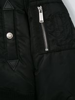 Thumbnail for your product : DSQUARED2 Kids fur hood padded jacket