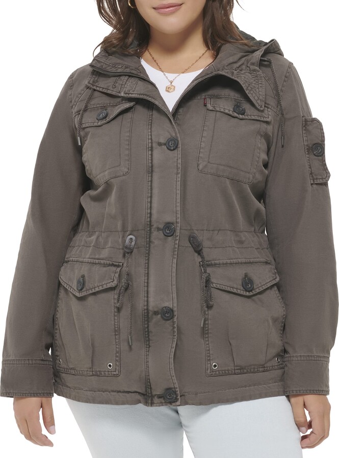 Levi's Women's Gray Plus Size Jackets | ShopStyle