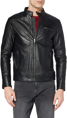 Symphony acidity clergyman Selected Men's Slh C-01 Classic Leather Jacket W Noos - ShopStyle