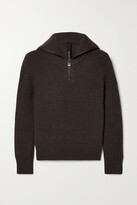 Felix Ribbed Cashmere Sweater - Brown 