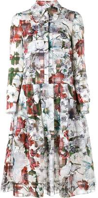 Erdem floral printed shirt dress