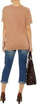 Thumbnail for your product : Vanessa Bruno Cotton-jersey and silk-crepe top