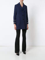 Thumbnail for your product : Derek Lam Single-Breasted Peacoat With Fringe Detail