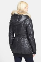 Thumbnail for your product : Rudsak Rud by Coyote Fur Trim Belted Hooded Puffer Coat (Online Only)