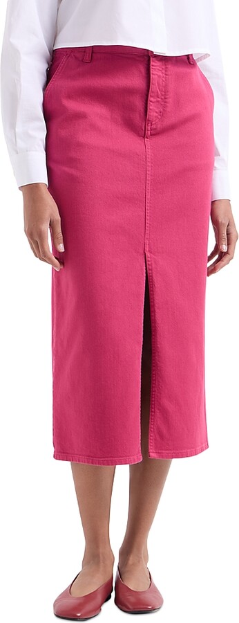 Emporio Armani Denim Midi Skirt