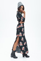 Thumbnail for your product : Forever 21 smocked rose print dress