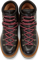 Thumbnail for your product : Moncler Black & Red Etched Blanche Mountain Boots