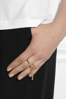 Thumbnail for your product : Chloé Carly gold-tone ring