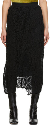 Isabel Marant Black Crochet Evelina Skirt