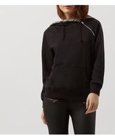 Thumbnail for your product : New Look Black Contrast Zip Side Hoodie