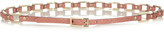 Thumbnail for your product : Jimmy Choo Elaphe and gold-tone belt