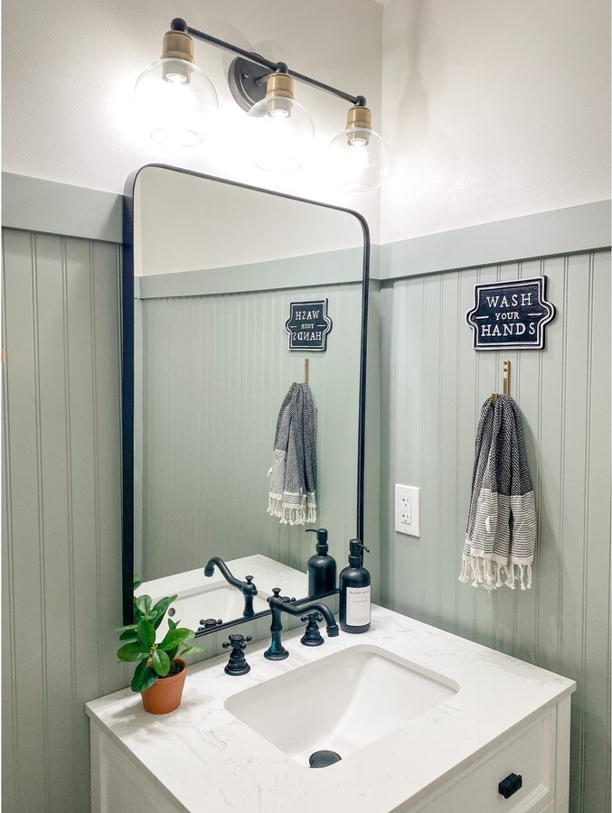 Frame My Mirror Highland Rounded Corner Vanity Mirror ShopStyle