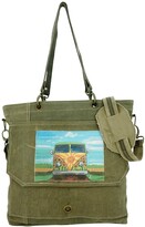 Thumbnail for your product : Vintage Addiction Peace Van Crossbody Tote Bag