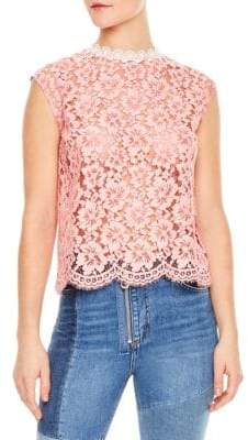 Sandro Tally Lace Top