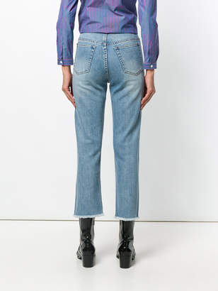 A.P.C. standard fringed jeans