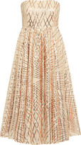 Thumbnail for your product : City Chic Eternal Shimmer Maxi Dress - rose gold