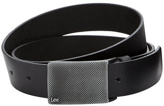 Lee Leather Buckle Detail Belt