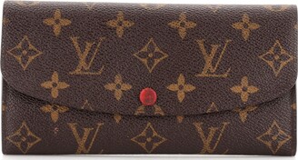 Red Louis Vuitton Double V Wallet Long Wallets – Designer Revival