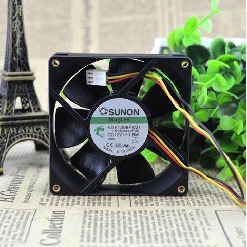 Graviton For Sunon KDE1208PKV3 13.MS. AF. GN 12V 0.8W 8CM 8020 fan 80*80*20MM cooling fan