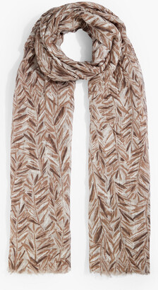 Maison Margiela Printed silk-twill scarf - ShopStyle Scarves
