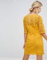 Thumbnail for your product : Little Mistress Allover Cutwork Lace Shift Dress
