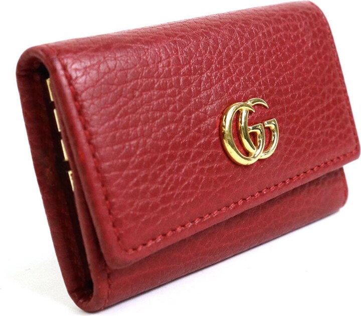 Gucci GG Marmont Keychain Wallet Leather Coin Pouch (SHG-32383