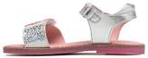 Thumbnail for your product : Agatha Ruiz De La Prada Kids's Miss Ponza 3 Strap Sandals in Silver