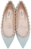 Thumbnail for your product : Valentino Blue Garavani Rockstud Ballerina Flats