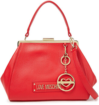 Love Moschino Textured-leather Tote