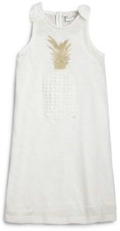 Chloé Girl's Embroidered Bow Dress