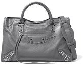 Thumbnail for your product : Balenciaga Metallic Edge City Textured-leather Shoulder Bag