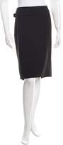 Thumbnail for your product : CNC Costume National Belted Knee-Length Skirt
