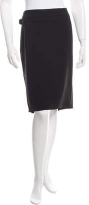 CNC Costume National Belted Knee-Length Skirt